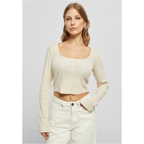 UC Ladies Ladies Short Rib Corsage Longsleeve softseagrass Slike