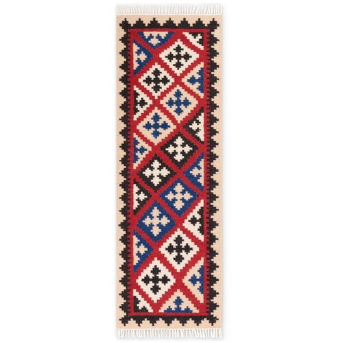 Hanse Home Crvena obostrana/ručno rađena vunena staza 60x190 cm Kamal Rami – Nouristan Cijene
