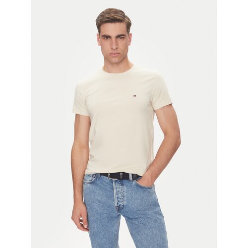 Tommy Hilfiger Majica MW0MW10800 Bež Slim Fit Slike