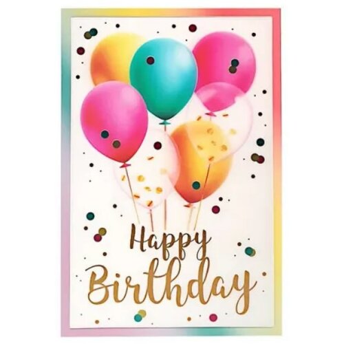  Čestitka 3D Hoorey Happy Birthday Slike