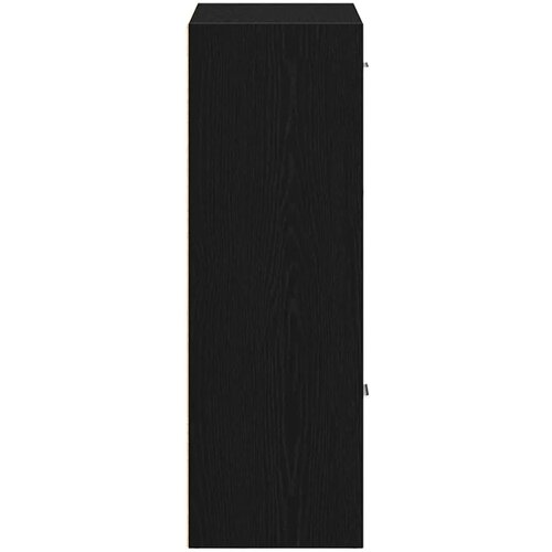  Ormar za knjige/Pregrada za sobu crni hrast 60 5 x 30 x 90 cm inženjerski drvo - Crni hrast Slike
