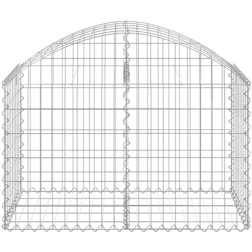  Gabionska ko&amp;scaron;ara s lukom 100x50x60/80 cm pocinčano željezo Slike