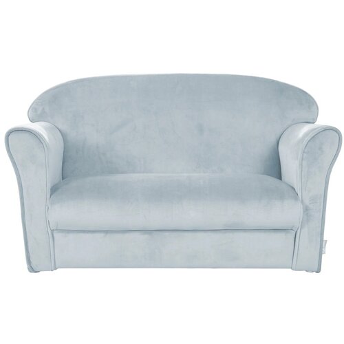 Roba Svetlo modra žametna otroška sedežna garnitura 78 cm Lil Sofa – Cene