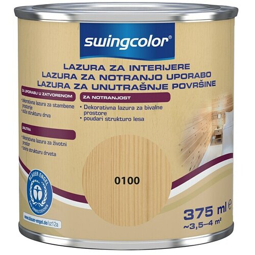 SWINGCOLOR Dekorativna lazura za bivalne prostore (375 ml, prozorna, na vodni osnovi) Cene