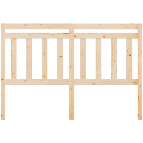  Uzglavlje za krevet 166 x 4 x 100 cm od masivne borovine Slike