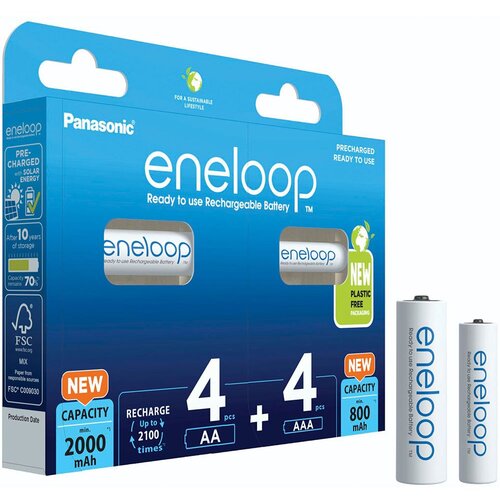 Panasonic Eneloop BK-KJMCDE44E punjive baterija 8 komada Cijene