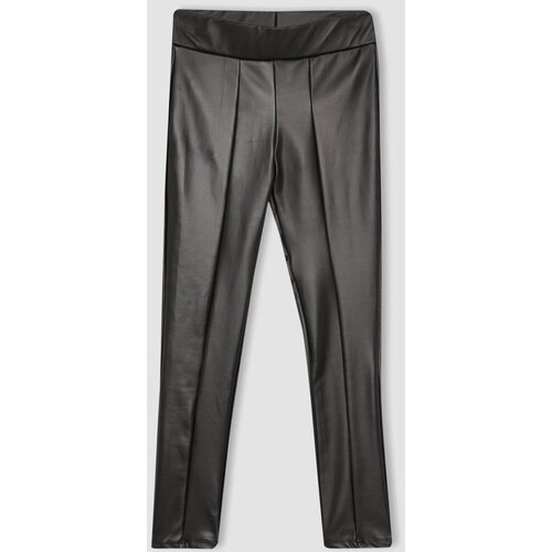 Defacto Girl's Long Faux Leather Leggings Cene