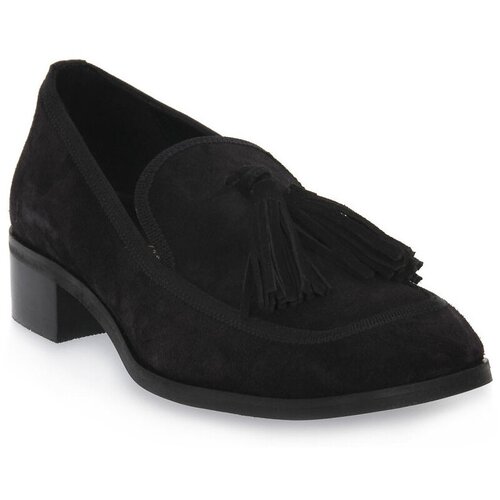 S.piero Mokasini BLACK FLAT RUBBER Črna Cene