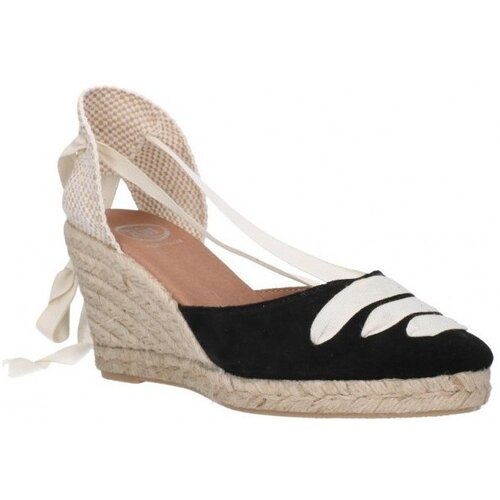 Carmen Garcia Espadrile 41s7 Mujer Negro Črna Slike