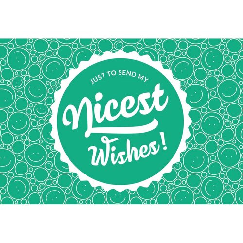 3DJAKE Nicest Wishes!" Greeting Card Cene