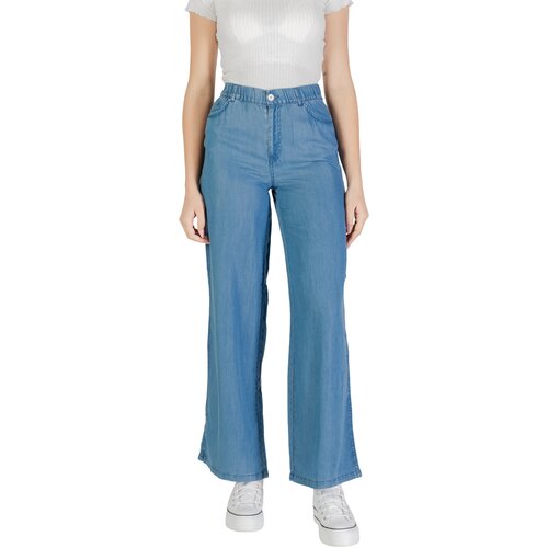 Only Lahkotne hlače & Harem hlače ONLCHARIS LIFE MW PANT CC WVN 15337940 Modra Cene