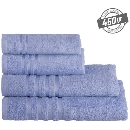 Casa Selecci&amp;oacute;n Modra frotirna bombažna brisača 70x140 cm Simple &amp;ndash; Slike