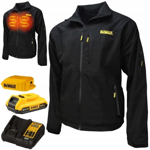 Dewalt soft-shell jakna sa grejačima, 1x2.0Ah, sa adapterom ( DCHJ090BD1 ) Cene