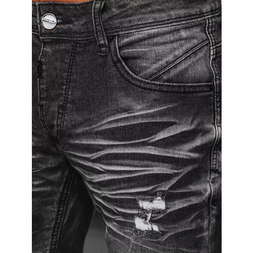 DStreet Black Men's Denim Trousers