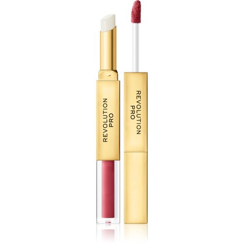 Revolution Supreme Stay 24h Lip Duo ultra mat tekoča &amp;scaron;minka z balzamom odtenek Stiletto 2,5 g Slike