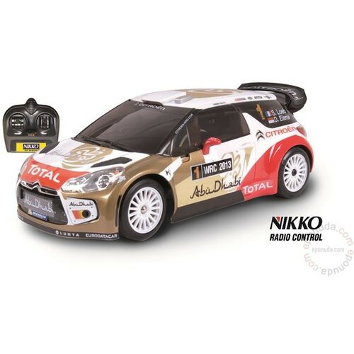 Nikko auto na daljinsko upravljanje Citroen DS3 WRC Abu Dhabi 160166C2 Slike