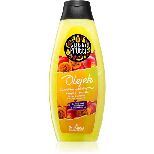 Farmona Tutti Frutti Papaja &amp;amp; Tamarillo gel za prhanje in kopanje 425 ml Slike