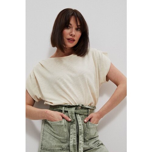 Moodo women&amp;#039;s T-shirt - beige Slike