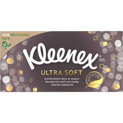 Kleenex Ultra Soft Box papirnati robčki 64 kos