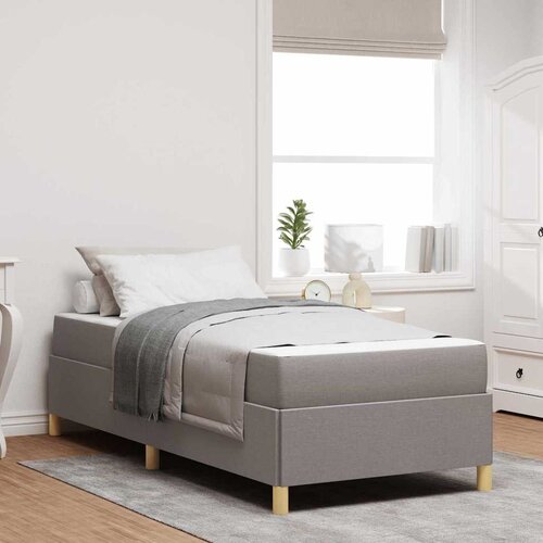 vidaXL Krevet s opruga kutije Ostalo Crna i smeđa i bijela 80 x 200 cm Cene