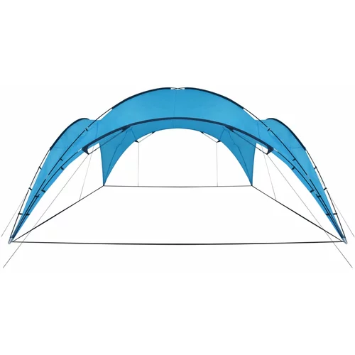 Šator za zabave u obliku luka 450 x 450 x 265 cm svjetloplavi