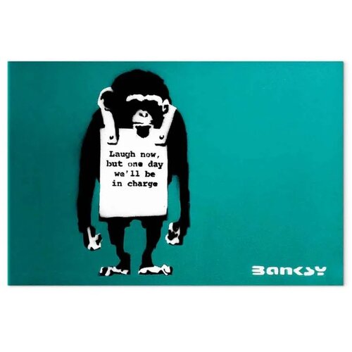  Slika - Angry Monkey (1 Part) Vertical 120x80 Na talijanskom platnu Slike