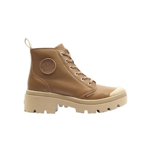 Palladium Gležnjarji PALLABASE LEATHER Kostanjeva Cene