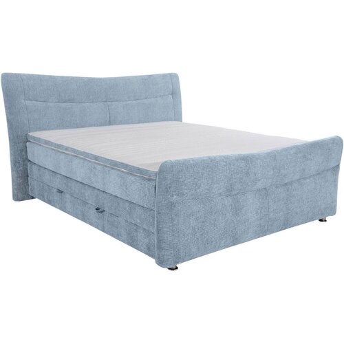 Esposa POSTELJA BOXSPRING 180 cm x 200 cm , tekstil svetlo modra Cene
