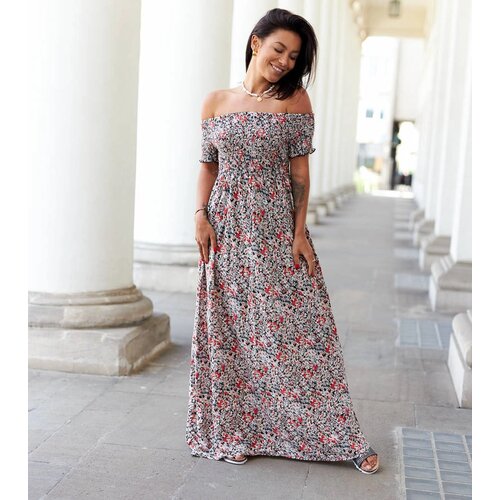 Gemre Black dress with gathering Bottidda Slike