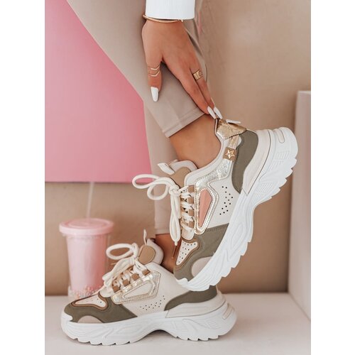 DStreet Sneakersy damskie na platformie CELESTIC zielone Cijene
