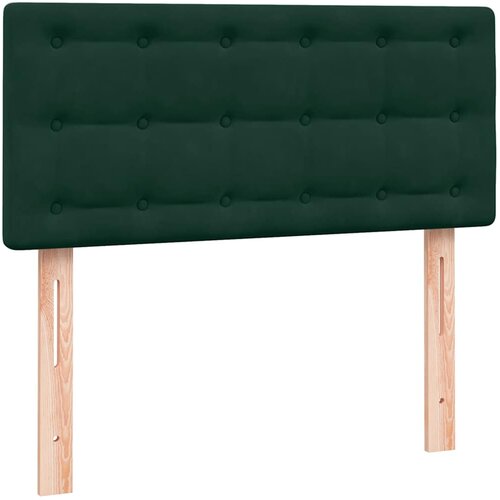 Box Spring krevet s madracem tamnozeleni 80x220 cm bar&amp;scaron;un Slike