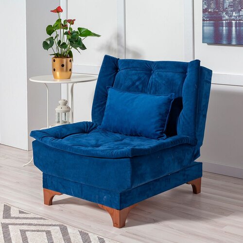 Atelier Del Sofa kelebek berjer - dark blue dark blue wing chair Slike