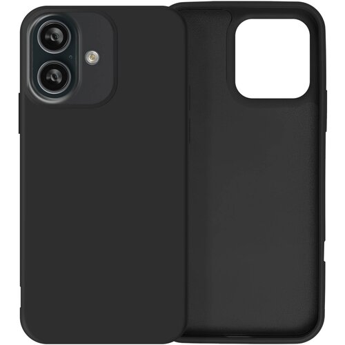 AVIZAR Ohišje za iPhone 16 Poltrdno Soft-touch proti odtisom, Črna, (5000013139) Cene