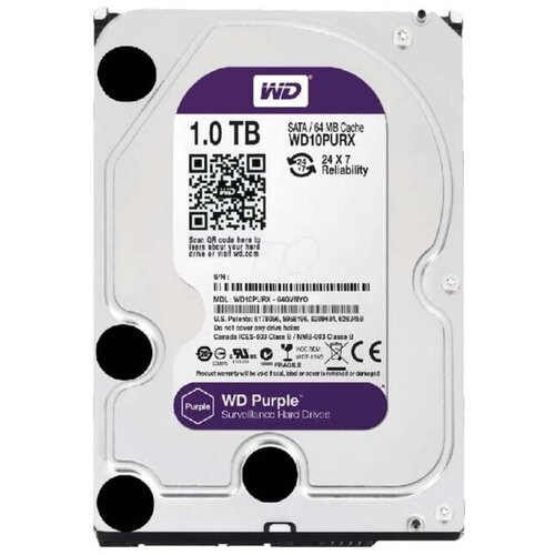 Western Digital WD 3.5 SATA 1TB PURPLE , WD10PURX Cene