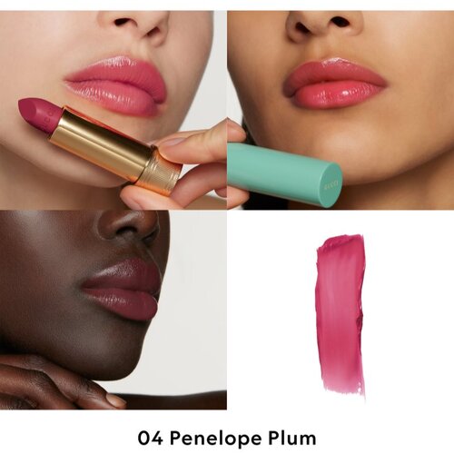 Gucci Beauty Baume &amp;agrave; L&amp;egrave;vres tonirani balzam za ustnice odtenek 04 Penelope Plum 3.5 g Slike