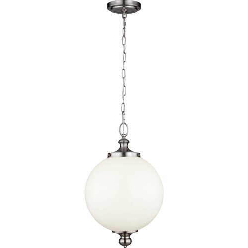 Elstead Lighting Elstead Parkman 1 velika stropna viseča svetilka iz brušenega jekla, E27, (22097887) Cene