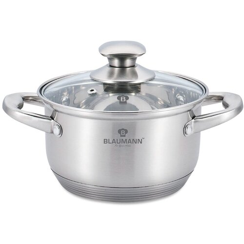 Shumee LONEC IZ NERJAVEČEGA JEKLA. Z NASLOVNICE 22cm 4,3L SATIN BLAUMANN GOURMET LINE BL-3457, (21384596) Cene