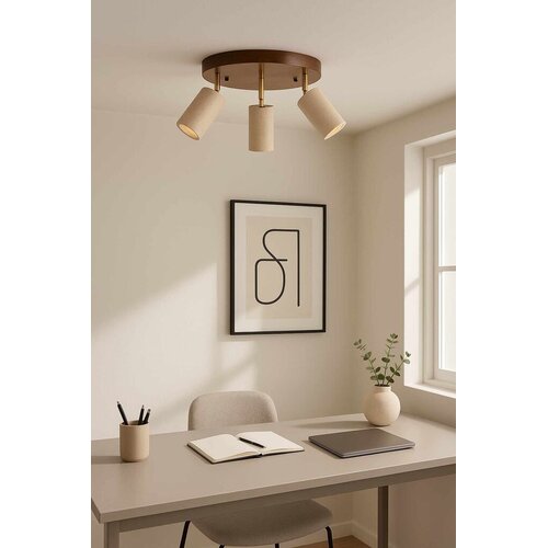 Opviq Luster Nur C, IP20, 3 x GU10 Max, 10W, Bež Cene