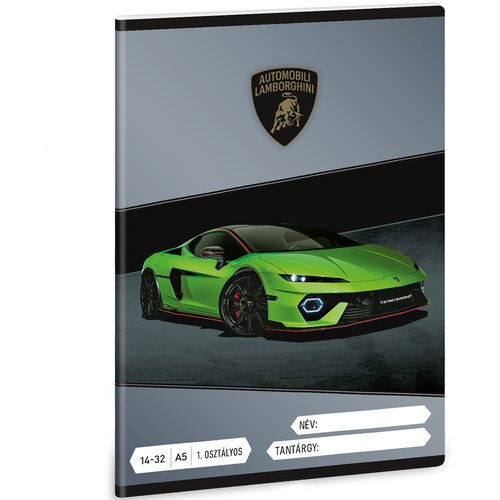 Ars Una Lamborghini Temerario A5 črtan zvezek za 1. razred 14-32 Cene
