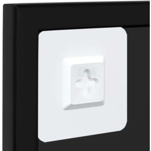 vidaXL Zidna ogledala 2 kom crna 100x60 cm metalna Cijene