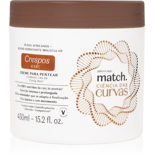 Match. Science of Curves vlažilna krema za valovite in kodraste lase 450 ml Slike