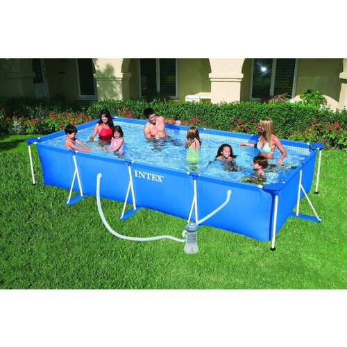 Intex frame pool veliki bazen za dvorište + filter pumpa 450x220x84cm ( 28274 ) Cene