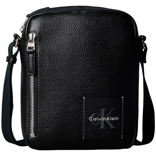 Calvin Klein Jeans Torbe za čez ramo BOLD PEBBLE SIMPLE REPORTER LV04D3623G Črna Slike
