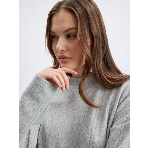 Orsay Light grey women's patterned sweater Cene
