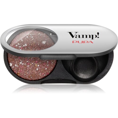 PUPA Milano Vamp! Radiant Baked Eyeshadow dugotrajna sjajna sjenila za oči nijansa 403 Fancy Brown - GEMS 1 g Slike