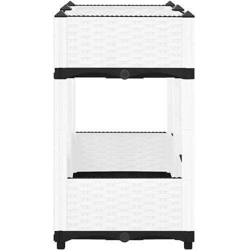 vidaXL Povišena gredica 80x40x71 cm od polipropilena Cene