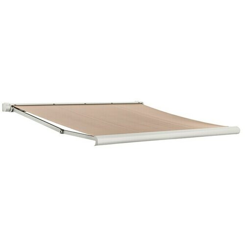SUNFUN Kasetna markiza Elba (Bež barve, Barva ogrodja: Bela, Širina: 4 m, Izteg markize: 3,5 m) productname.garantie.plussign BAUHAUS garancija 5 let Cene