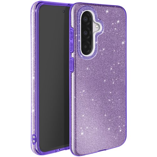 AVIZAR Ohi&scaron;je z ble&scaron;čicami za Samsung Galaxy A36 Odporen na udarce Glitter, Vijolična, (5000011238) Cene