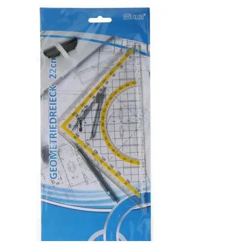 Spirit Trokut prozirno ravnalo 22cm Cijene