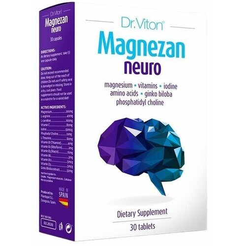 Dr Viton Magnezan Neuro 30 Tableta Slike